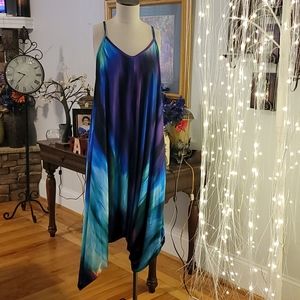 Lily by Firmiana Vibrant Blue and Purple Jumpsuit